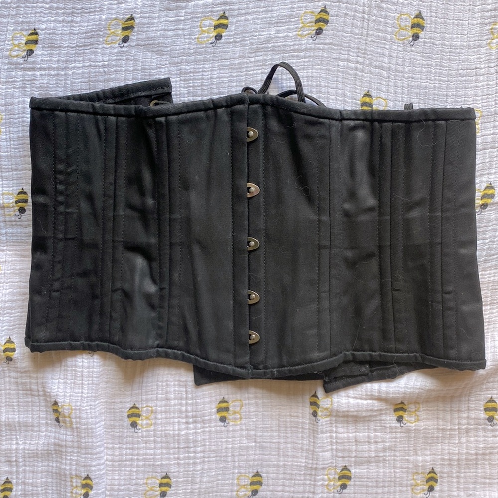 Black Waist Cincher Corset Belt - Women Shapewear